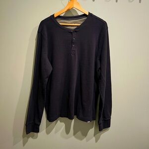 Men’s large Eddie Bauer sleepwear black shirt